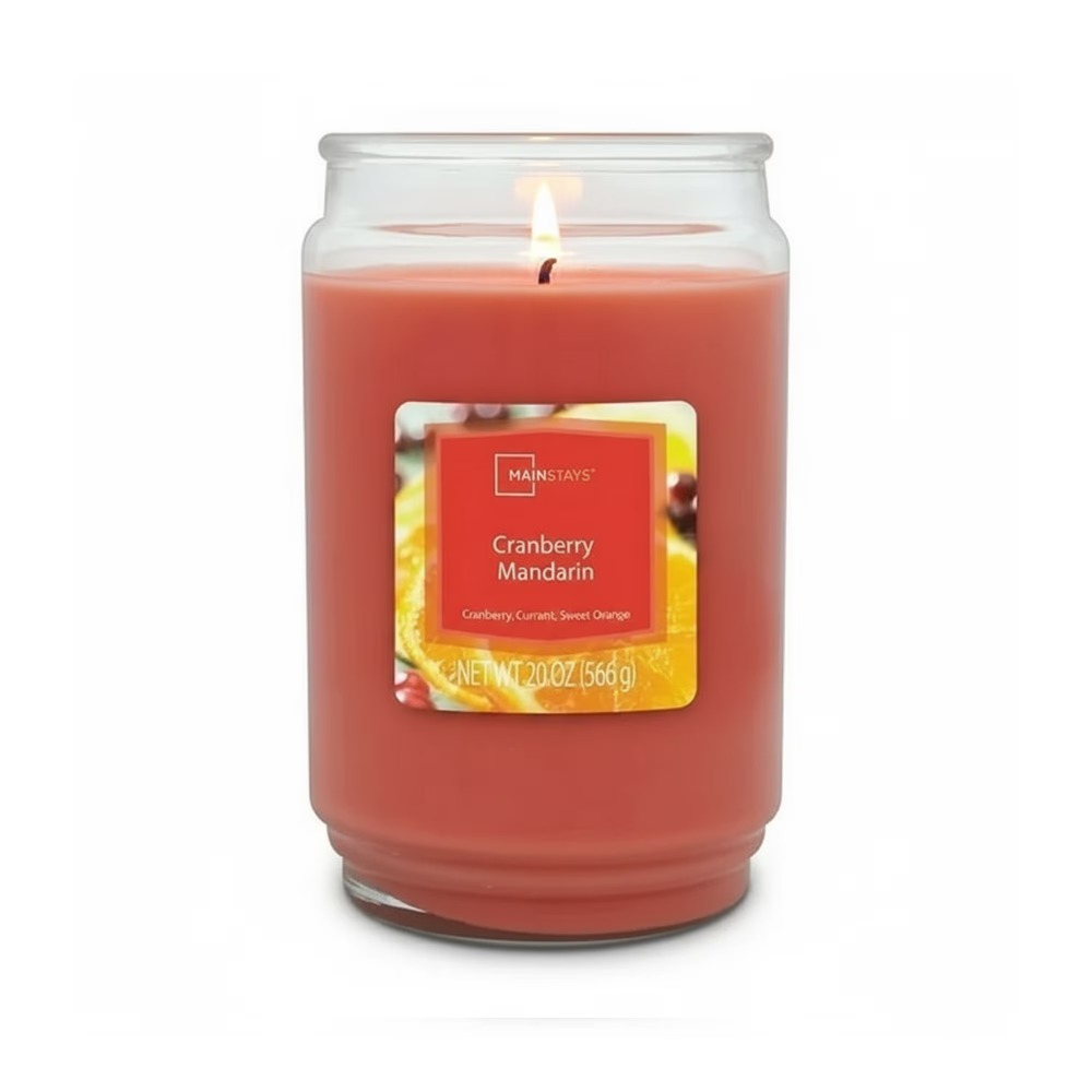Home Fragrance Scented Candle - Bougie parfumée aux canneberges et mandarines,