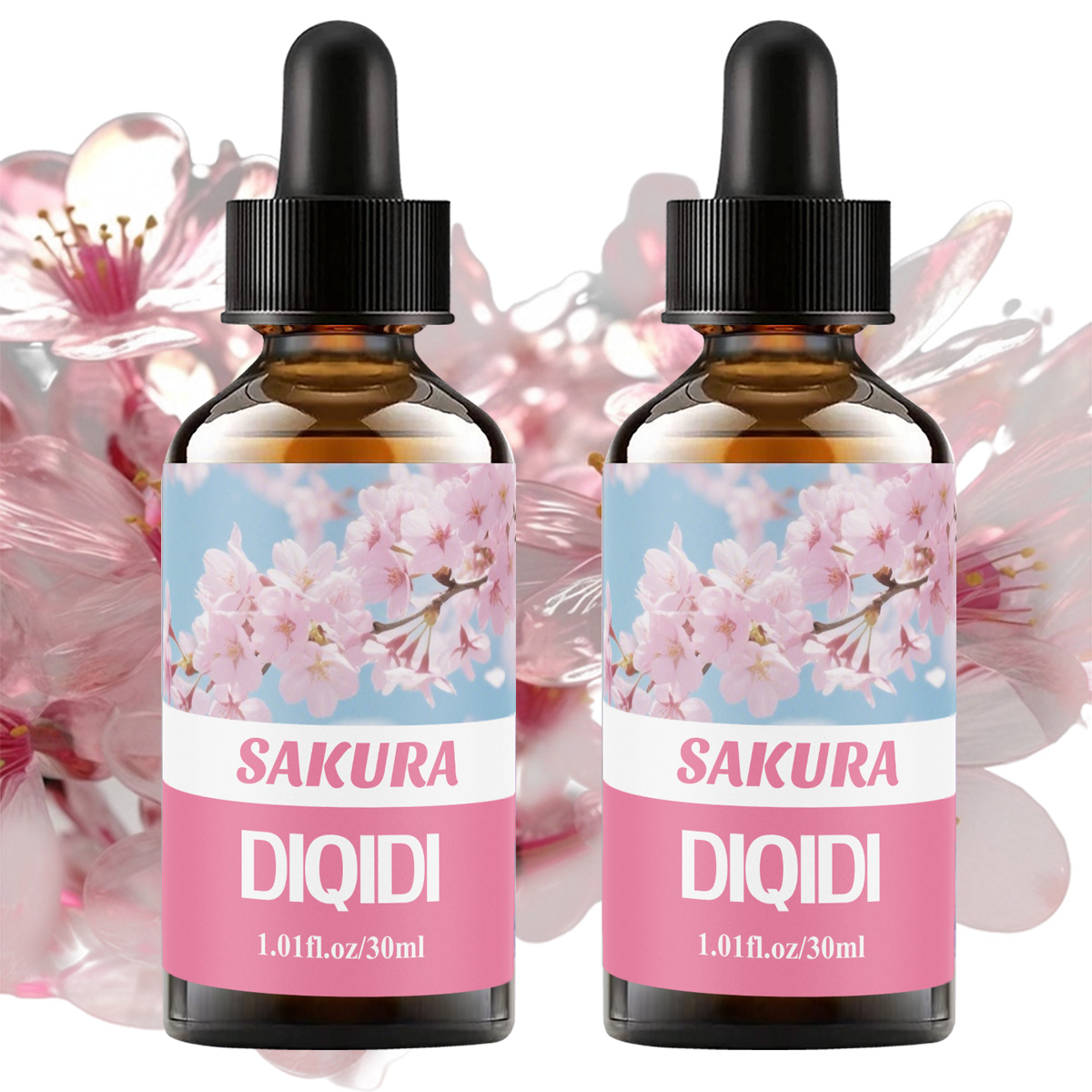 Home Fragrance Co - Ensemble d'huiles essentielles Sakura 2 pièces,