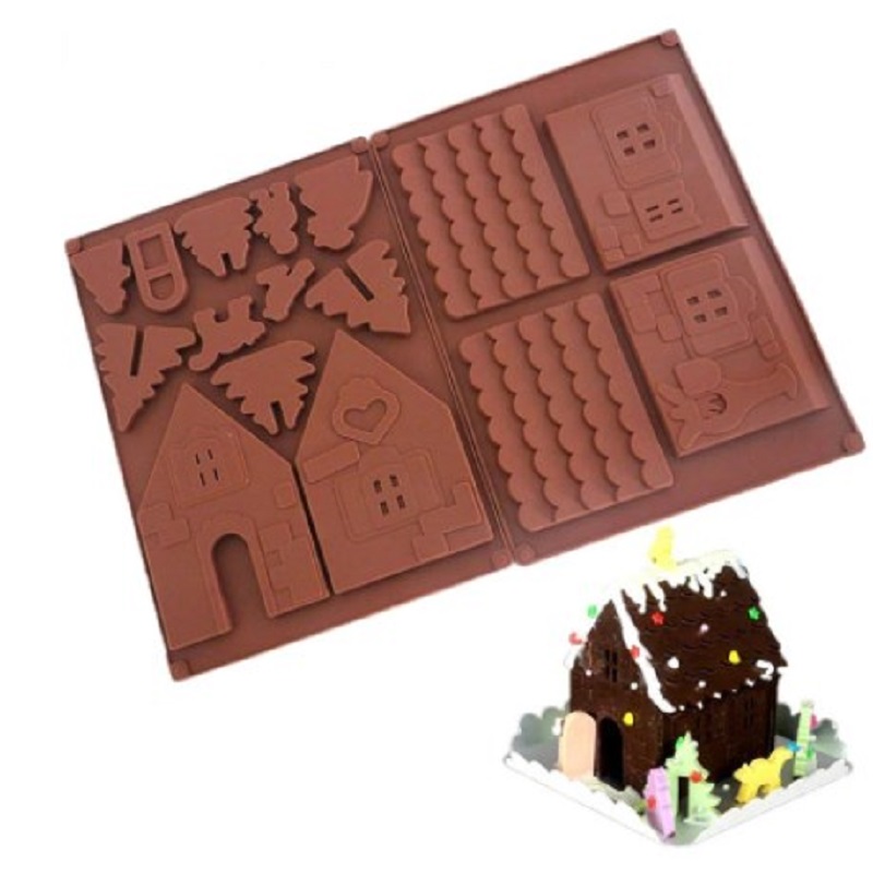 Home Fragrance Gingerbread - Moule à chocolat 3D pour maison