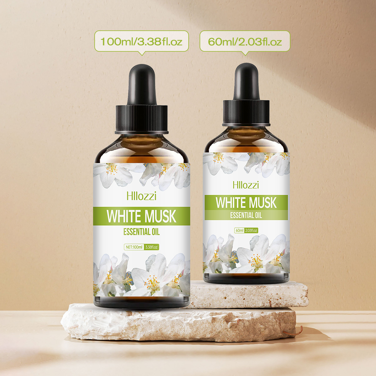 Home Fragrance Co - Huile essentielle de musc blanc, très