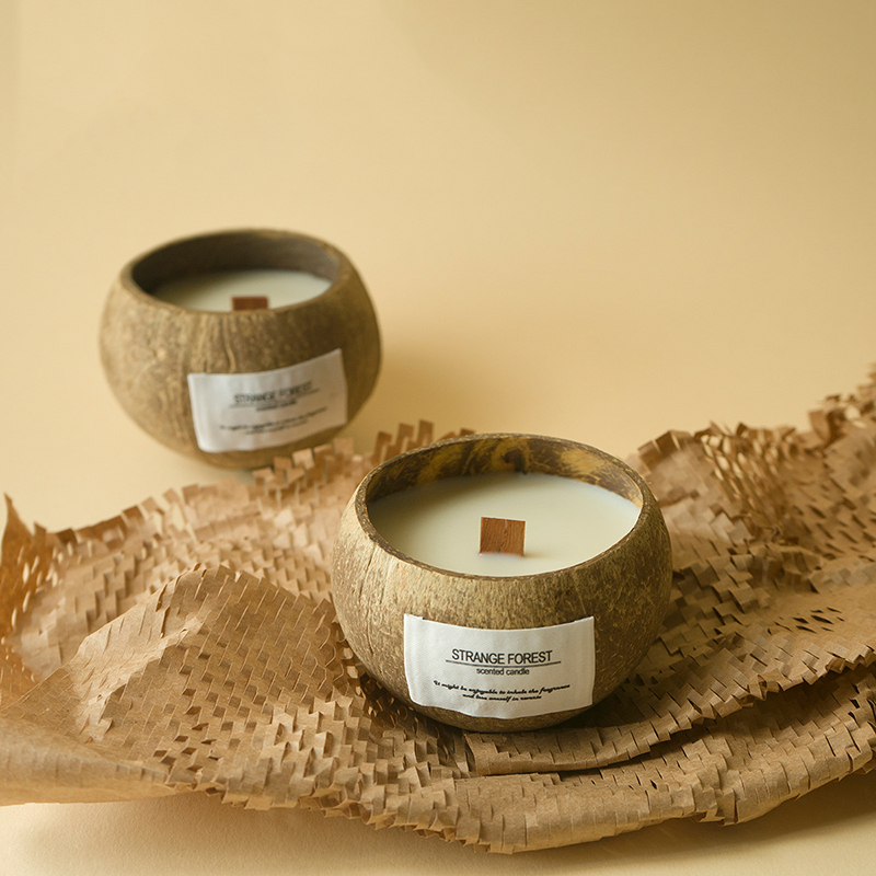 Home Fragrance Scented Candle - Bougie d'aromathérapie en coquille de noix