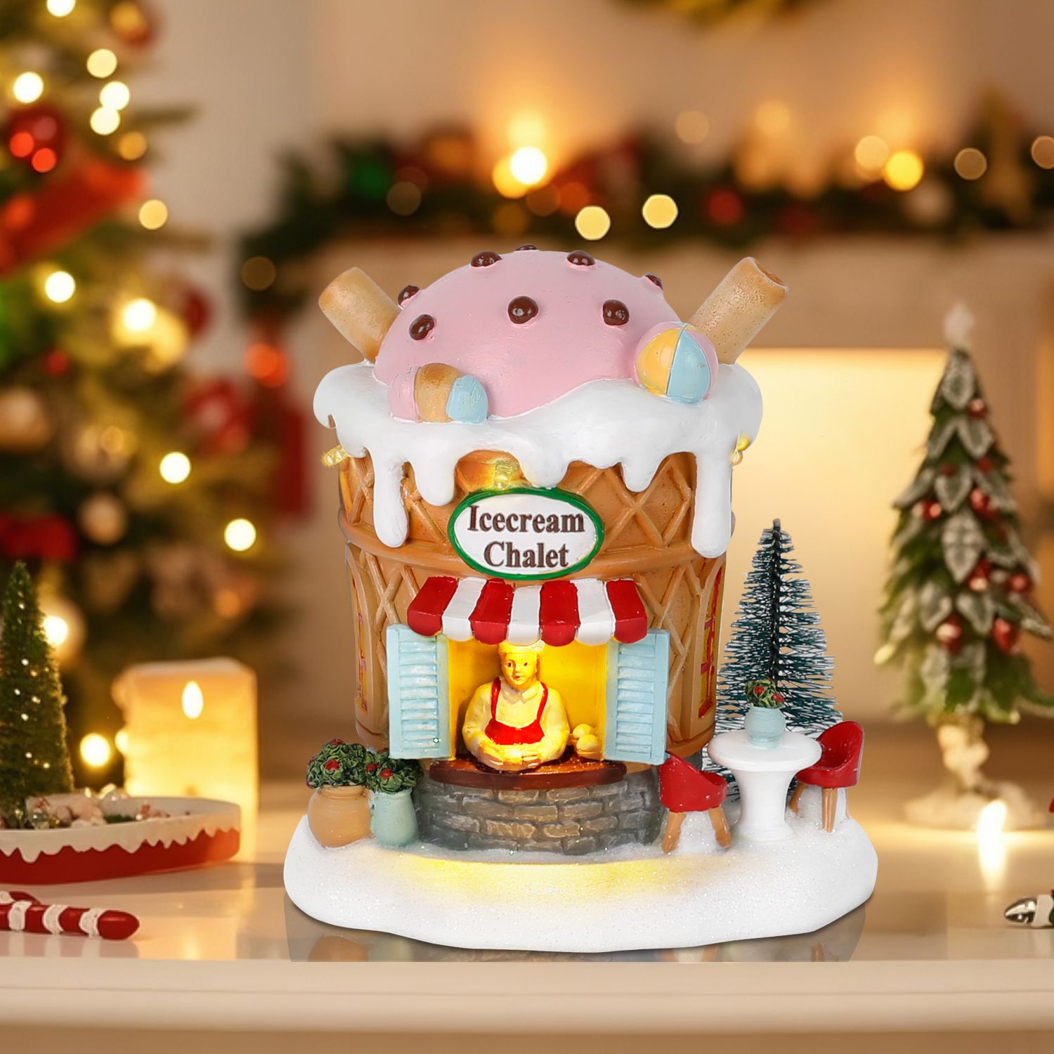 Home Fragrance Gingerbread - Maison de Village en pain d'épices
