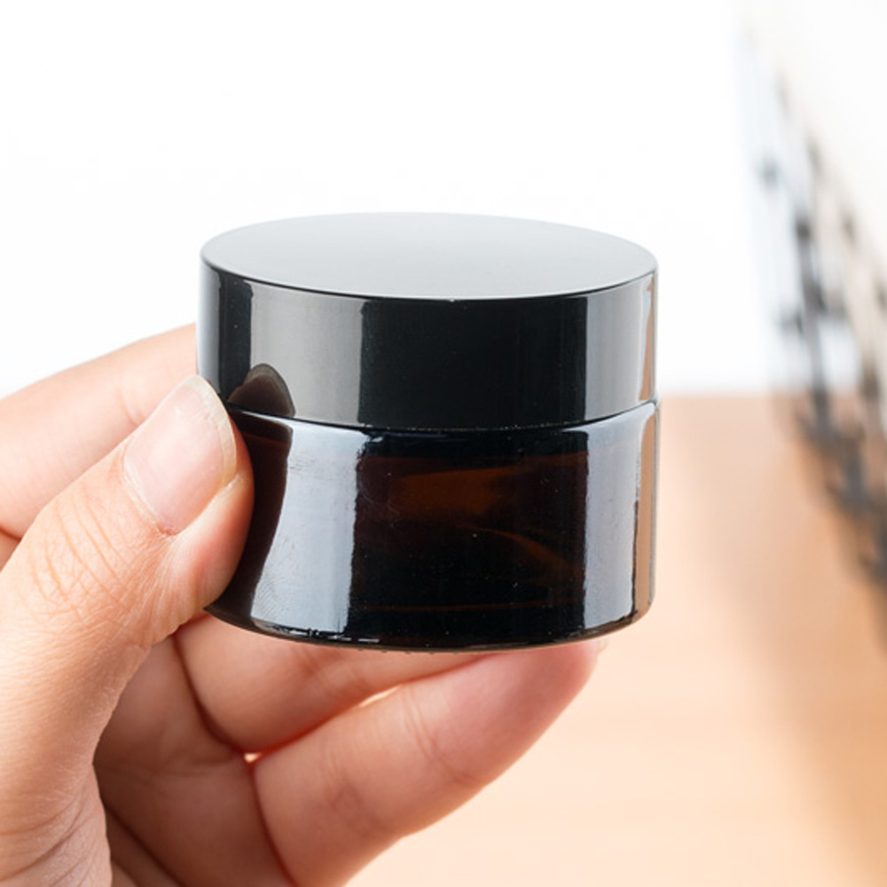 Bougie en verre de forme ronde - Amber Jar Candle avis et prix