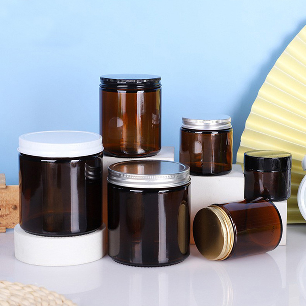Tasse et bougie en verre de fo - Amber Jar Candle avis et prix