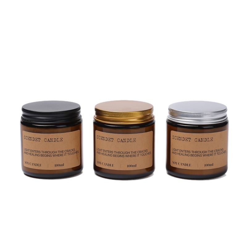 Bougie parfumée en cire de soj - Amber Jar Candle avis et prix