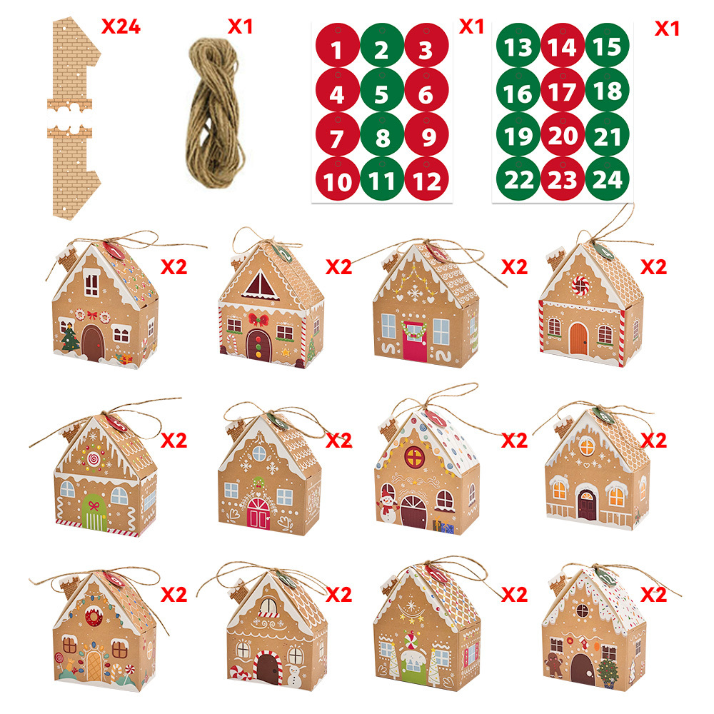 24 boîtes de friandises de Noë - Home Fragrance Gingerbread avis et prix