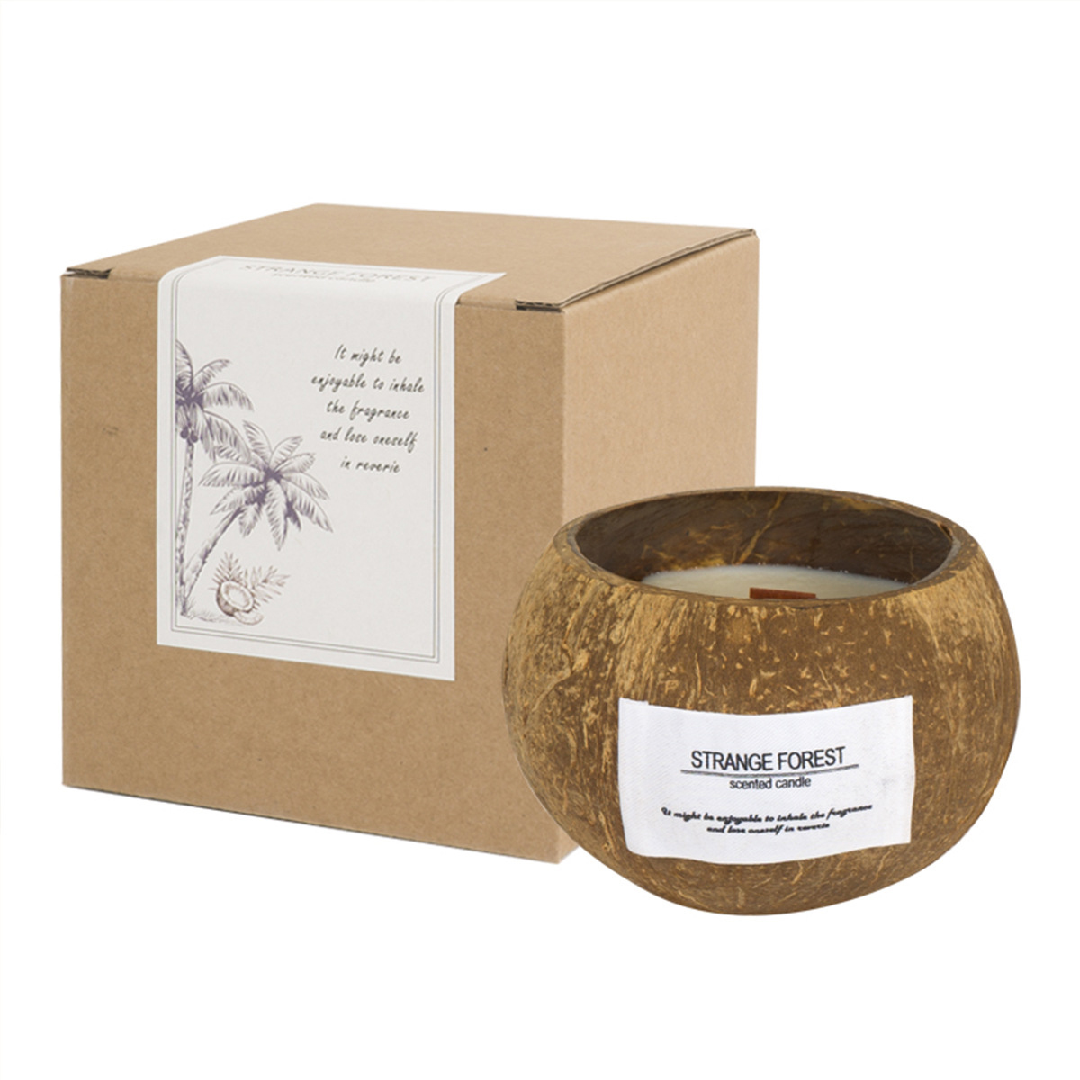 Bougie d'aromathérapie en coqu - Home Fragrance Scented Candle avis et prix
