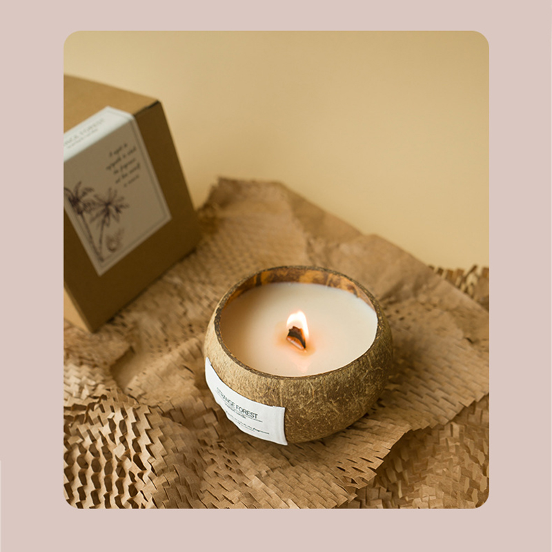 Bougie d'aromathérapie en coqu - Home Fragrance Scented Candle avis et prix