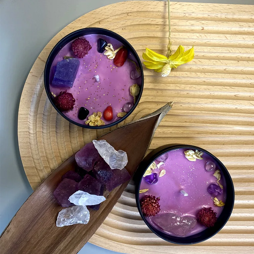 Bougie parfumée en pierre de c - Home Fragrance Scented Candle avis et prix