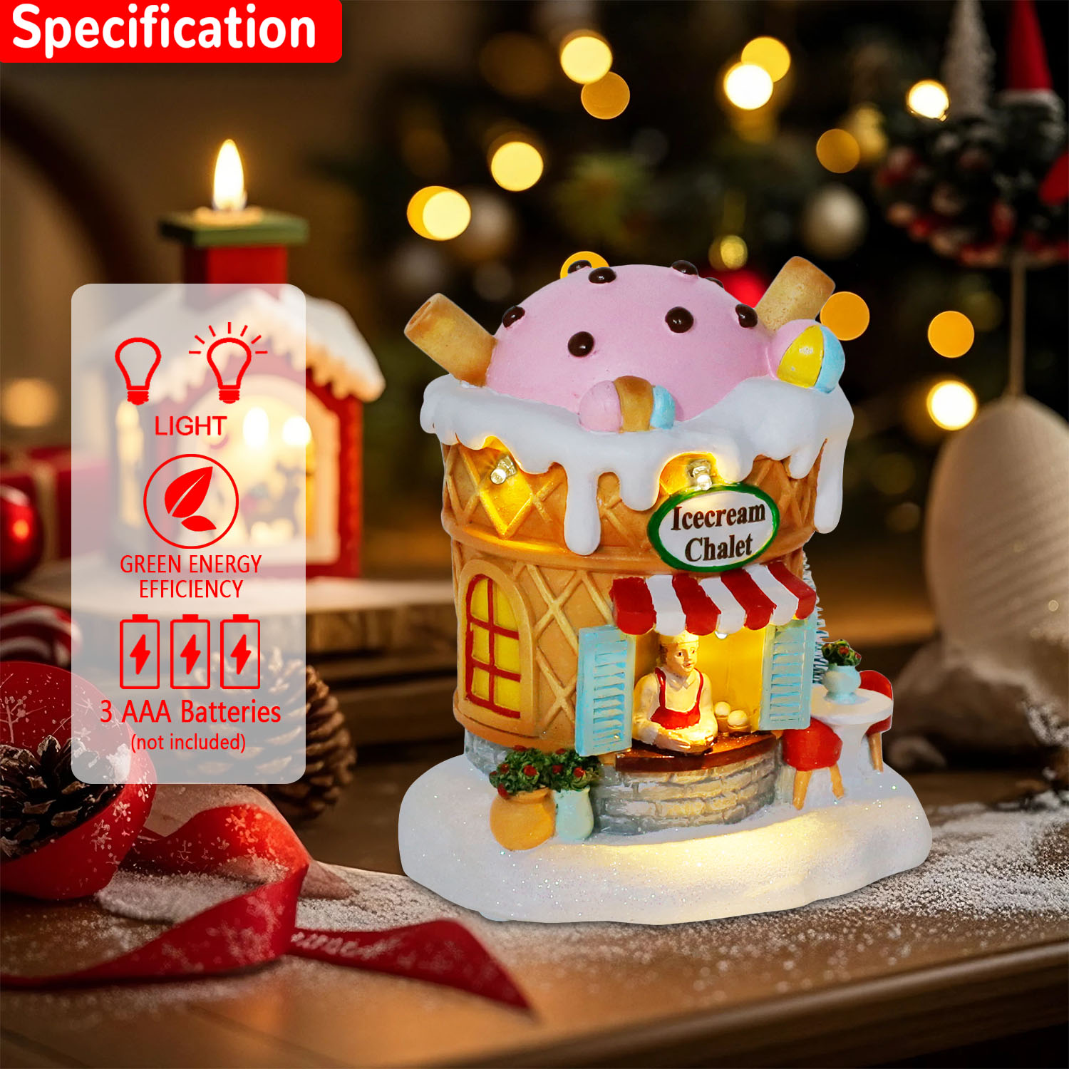Maison de Village en pain d'ép - Home Fragrance Gingerbread avis et prix