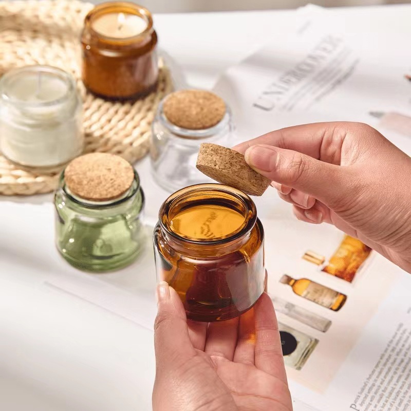 Bougie en verre bricolage avec - Amber Jar Candle avis et prix