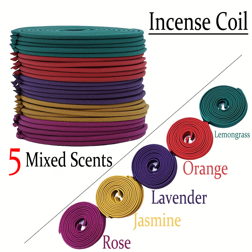 Ensemble mixte d'encens en spi - Home Fragrance Scented Candle avis et prix