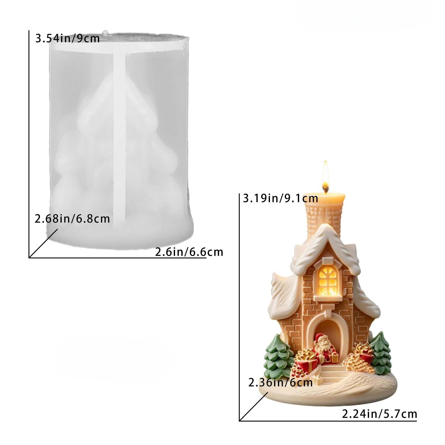 Moule à bougie en silicone 3D  - Home Fragrance Gingerbread avis et prix
